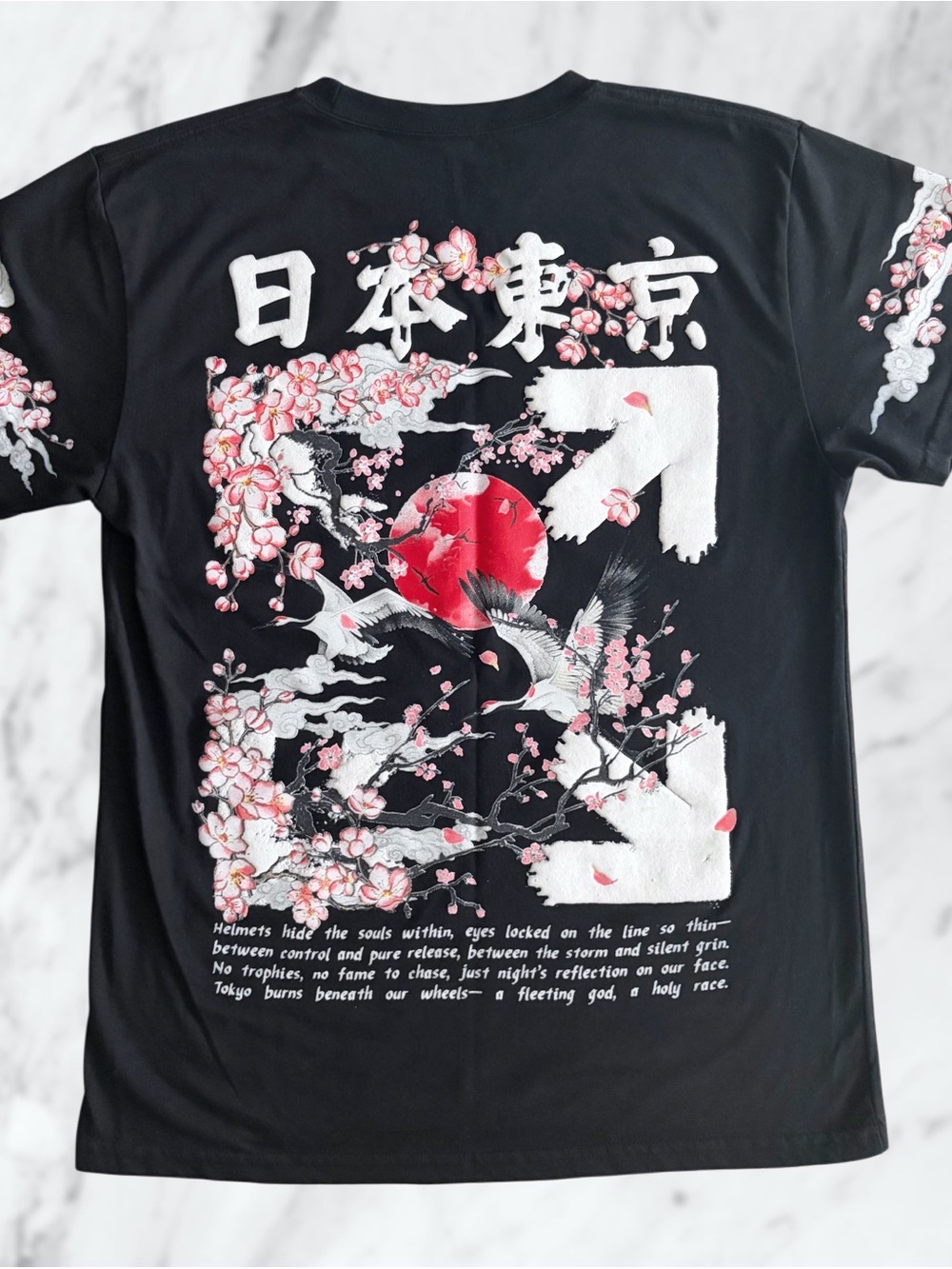 Unisex Pink Floral Tee